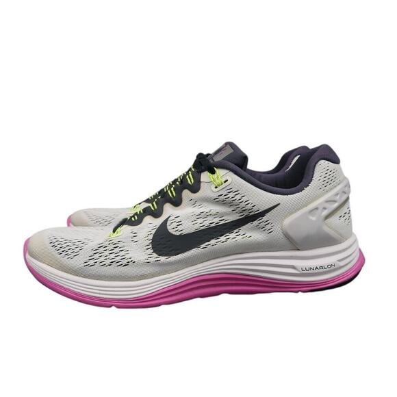 Nike Shoes Womens 9.5 Athletic Trainers Lunarglide 5 Sneakers Running Active - Picture 5 of 12